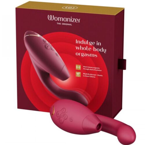 Stimulator WOMANIZER DUO 2 s vibrací pro klitoris a bod G