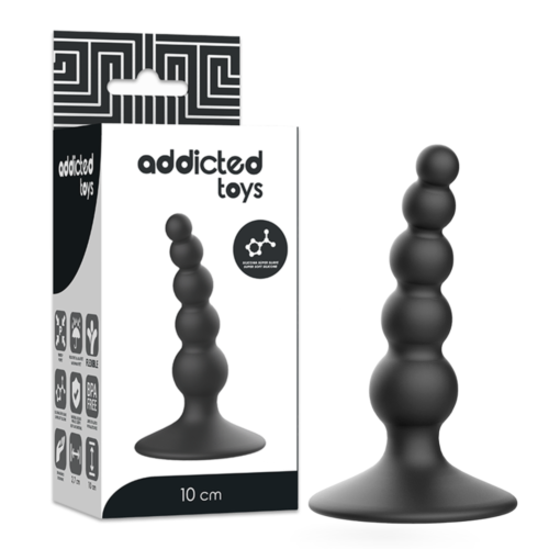 Anální plug ADDICTED TOYS 10 cm s lékařskou silikonou