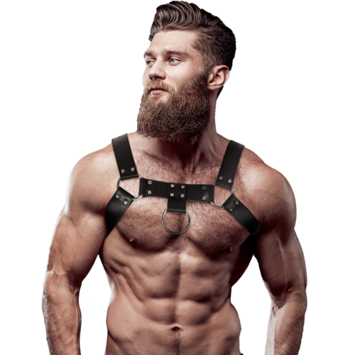 Postroj FETISH SUBMISSIVE ATTITUDE - Přední popruh