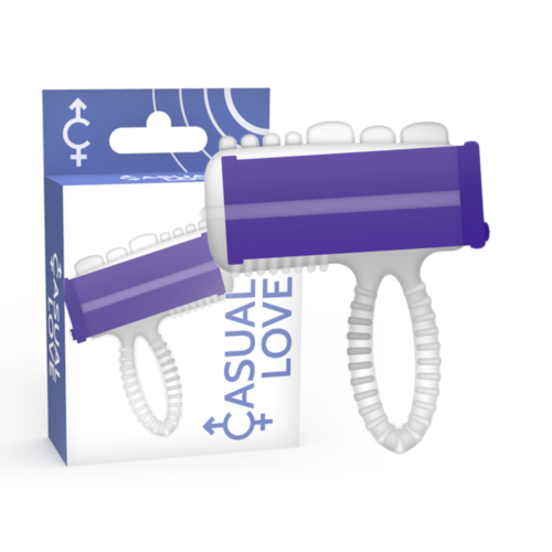 Vibrátor Casual Love - Stimulace prstem a jazykem