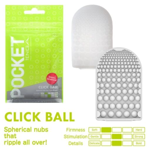 Masturbátor Tenga Pocket Click Ball s texturou
