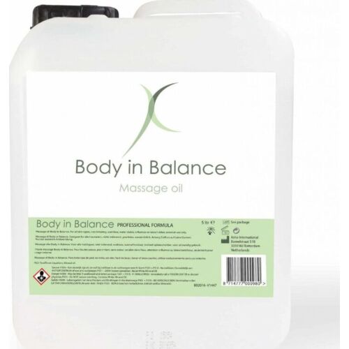 Olej na masáže Body in Balance 5000 ml s uklidňujícím účinkem