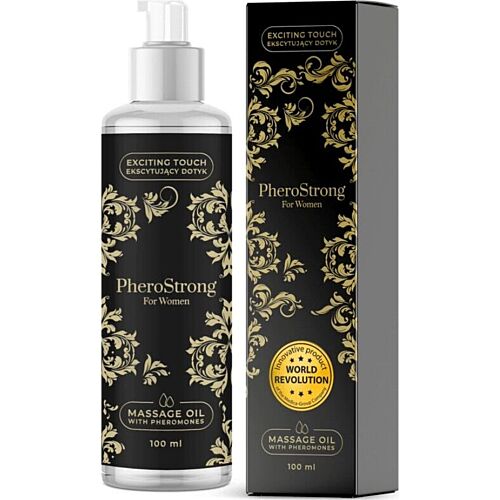 Olej na masáže Pherostrong 100 ml pro vzrušující zážitky
