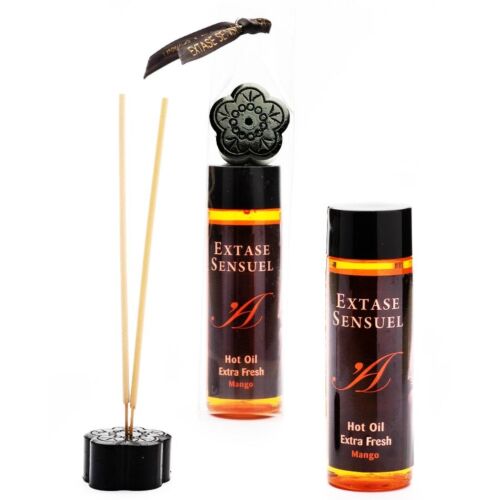 Olej Extase Sensual Mango 100 ml s efektem chladu a tepla