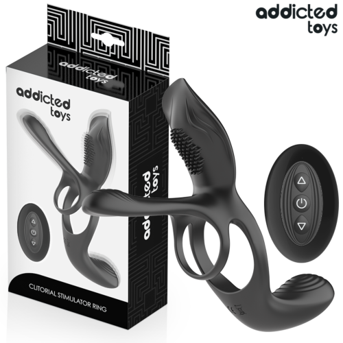 Kroužek ADDICTED TOYS s stimulátorem klitorisu