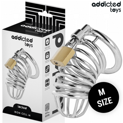 Kovová klícka cudnosti Addicted Toys Locked Iron Cell