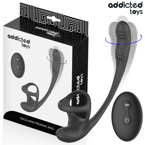 Vibrátor Addicted Toys Plug se stimulací 360°