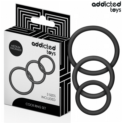 Anillos ADDICTED TOYS Model 2 – Sada silikonových kroužků