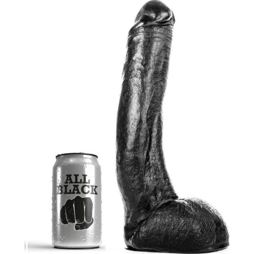 Dildo Loviux All Black 29 cm s realistickým designem