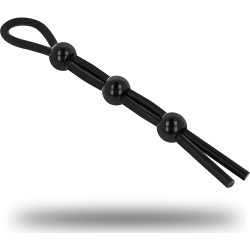 Anální kroužek OHMAMA FETISH - Corda pro penis a varlata