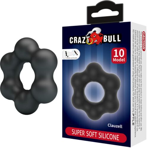 Kroužek Crazy Bull Clauzell Model 10 pro kontrolu potěšení