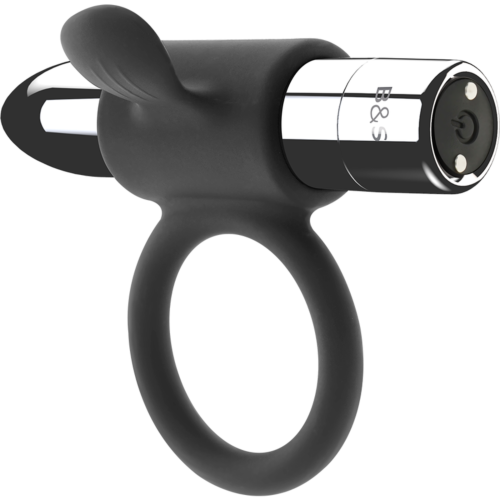 Rechargeable Penis Ring BLACK&SILVER Cameron