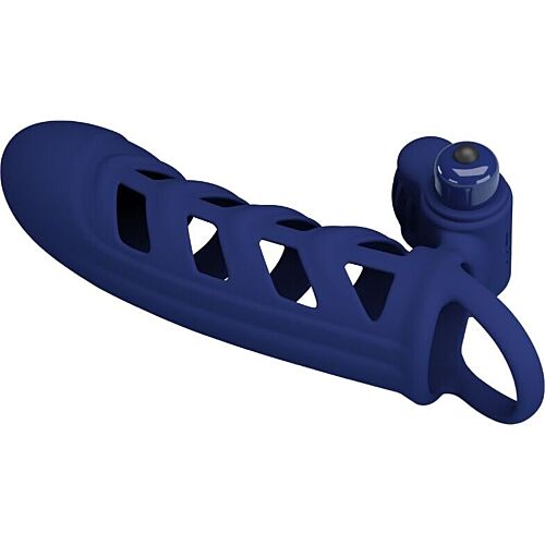 Kroužek vibrátor Pretty Love Altaf s silikonovým návlekem