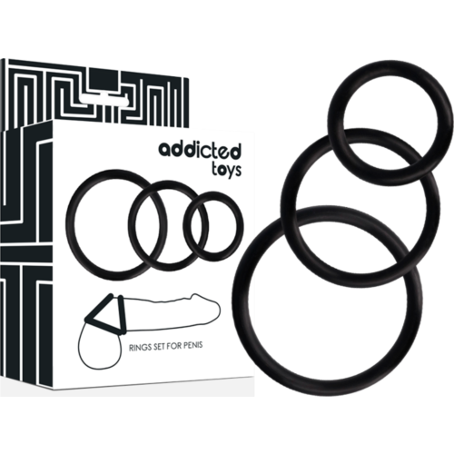 Anální kroužky Addicted Toys Set pro intenzivní stimulaci