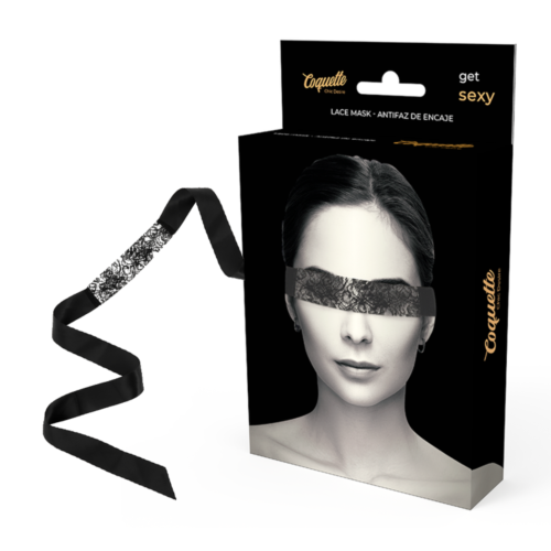Maska na oči Bondage Coquette Chic Desire v krajkovém provedení