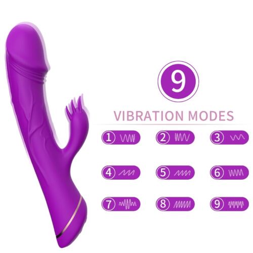 Vibrátor ARMONY Dildo Rabbit s ergonomickým designem