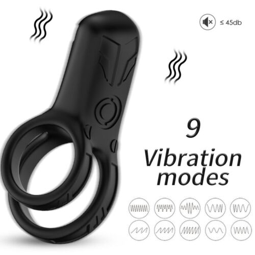 Anální kroužek ARMONY DOUBLE RING VIBRATOR pro větší potěšení