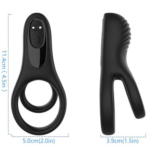 Anální kroužek ARMONY DOUBLE RING s 9 módy vibrace