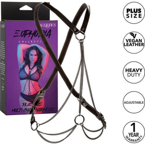 Postroj CALEXOTICS Euphoria Plus Size pro křivky