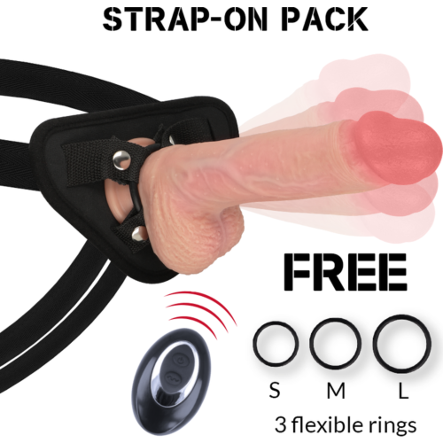 Postroj Loviux Rock Army Apache s vibrátorem 20.5 cm