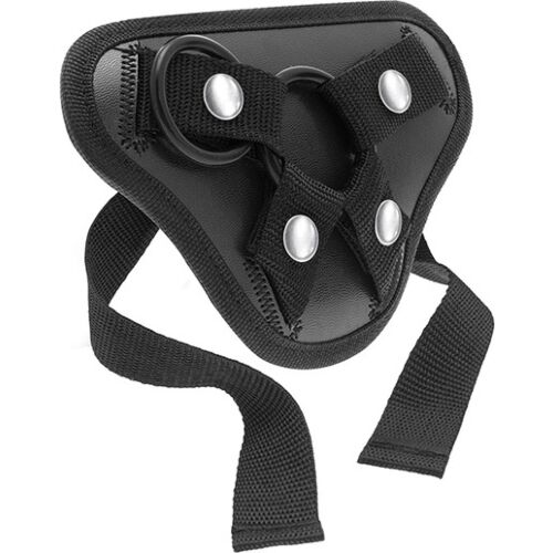 Postroj S Pleasures 2 Ring Harness pro dilda