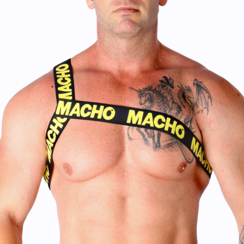 Postroj MACHO L/XL s elastickým designem