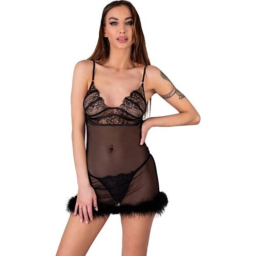 Babydoll LIVCO CORSETTI Zerunam s klasickým tangem