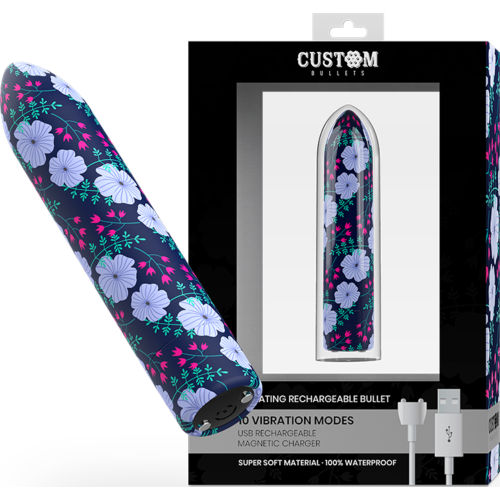 Vibrátor Custom Bullets Spring s 10 funkcemi