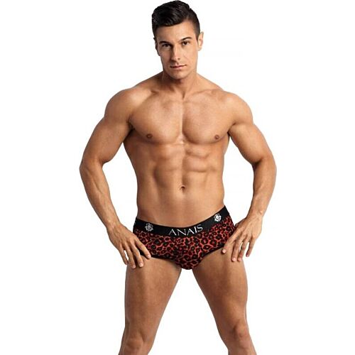 Jockstrap ANAIS MEN Tribal Jock Bikini XL s odhalenými hýžděmi