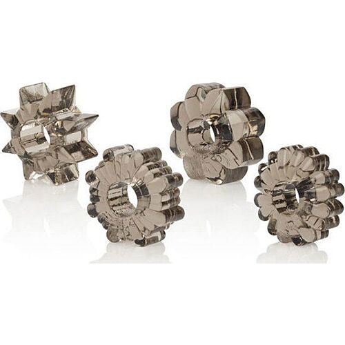 Anální kroužky CALEXOTICS Basic Set 4 různých tvarů