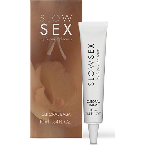 Balsám pro klitoris Bijoux Slow Sex 10 ml s teplem