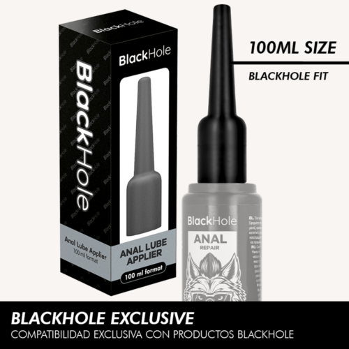 Analní lubrikační aplikátor BLACK HOLE L velikost
