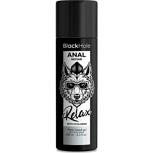 Lubrikant BLACK HOLE Anal Repair 100 ml s kyselinou hyaluronovou