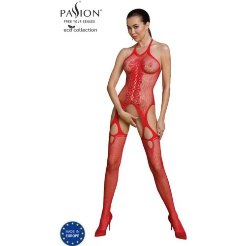 Passion Woman Bodystocking BS013 s ekologickými materiály