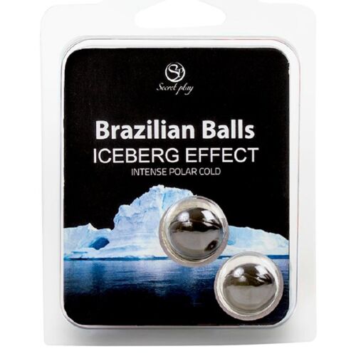 Lubrikant Secret Play Brazilian Balls s efektem Iceberg