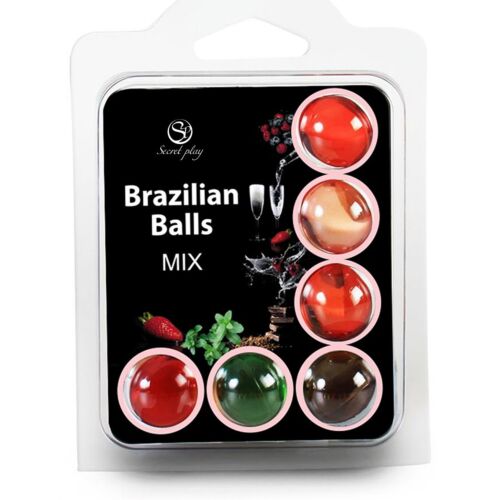 Lubrikant SECRETPLAY Kuličky Brazilian Balls s ovocným aroma