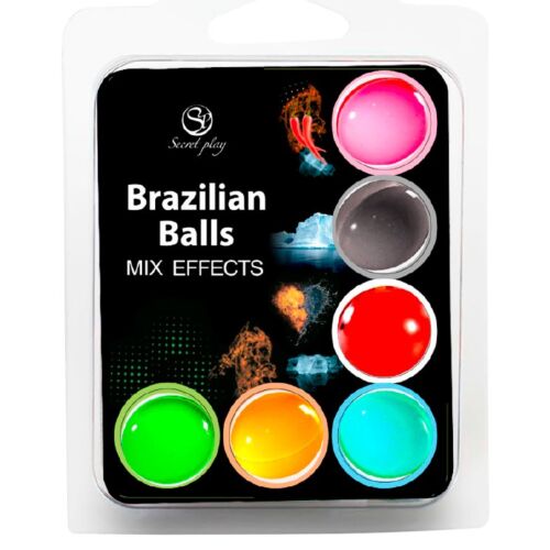 Kuličky Brazilské Kuličky Secretplay Set 6 s Aroma