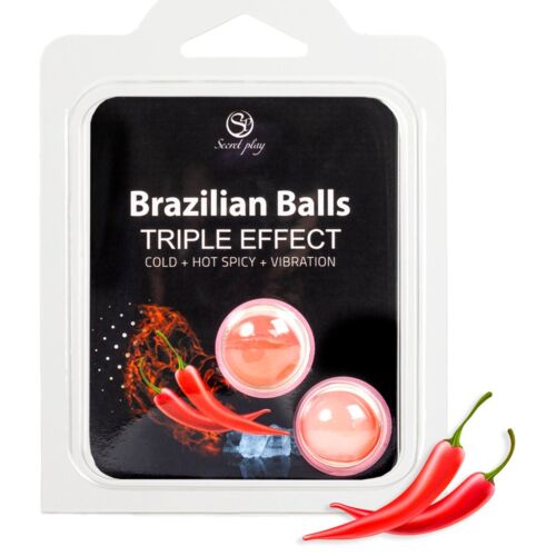 Lubrikant SECRETPLAY Brazilian Balls se třemi efekty