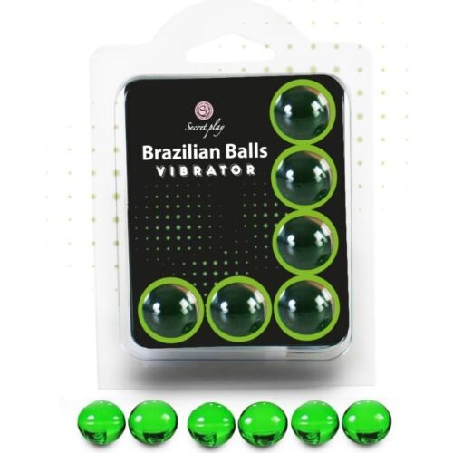 Lubrikant Secretplay Brazilian Balls - Vibrace a lubrikace