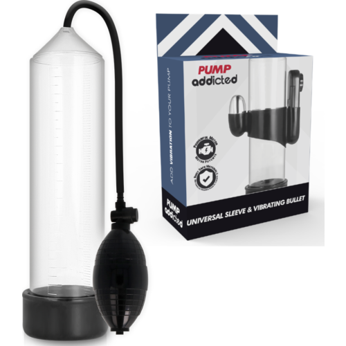 Vibrátor PUMP ADDICTED RX3 Transparentní