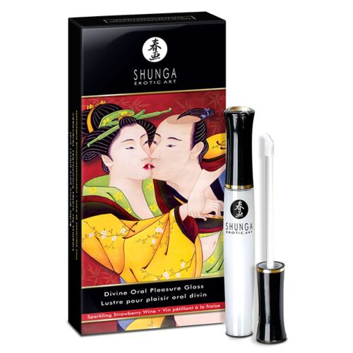 Lip Gloss Shunga Strawberry & Cava with 3-in-1 Effect