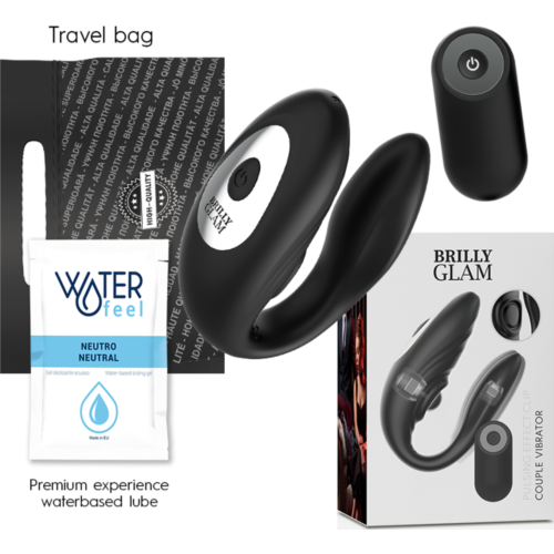 Vibrátor Brilly Glam Couple Pulsing s dálkovým ovládáním