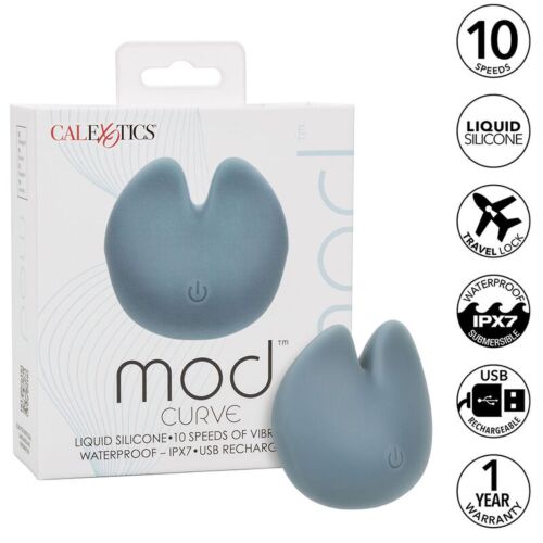 Vibrátor CALEXOTICS Mod Curve s dvojitou stimulací