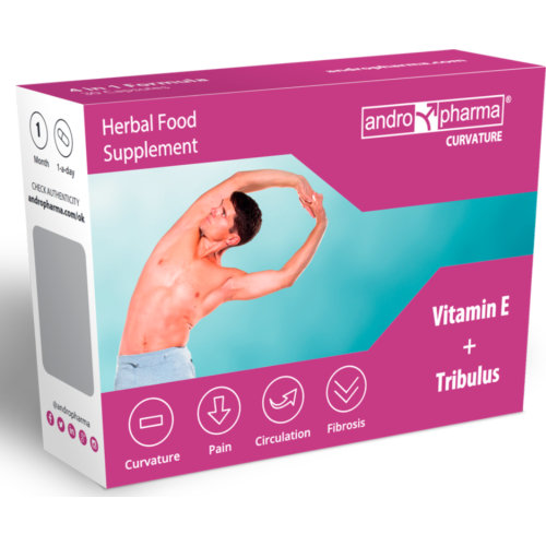 Kapsle Andropharma Curvature pro podporu zdraví mužů