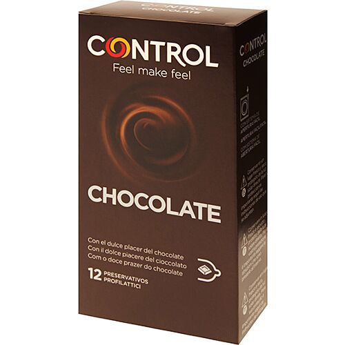 Kondomy Control Chocolate 54 mm - Lubrikované a s příchutí čokolády