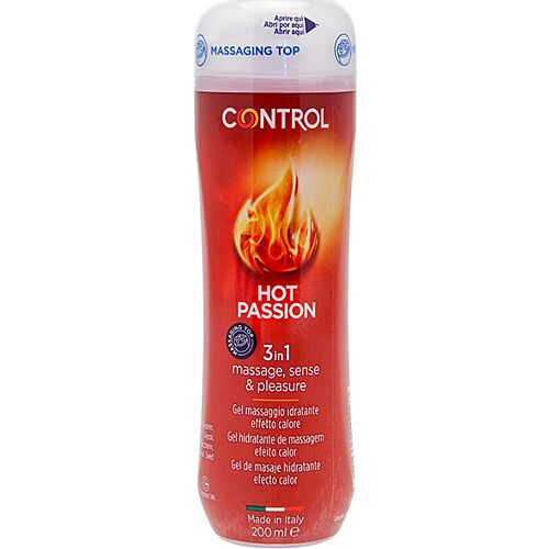 Gel 3 v 1 Control Hot Passion s efektem tepla
