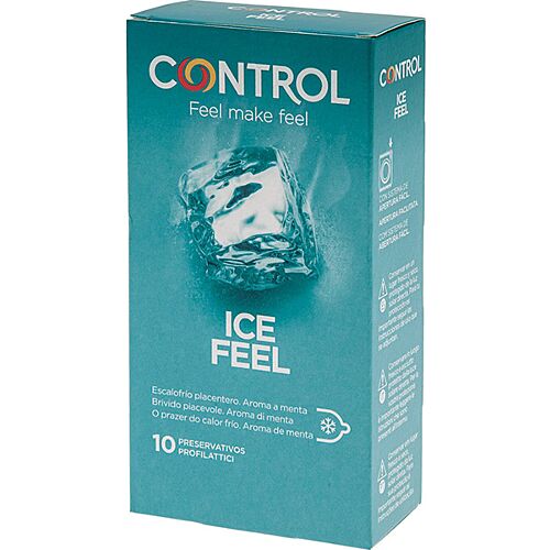 Kondomy Control Ice Feel s mátou pro osvěžující zážitek