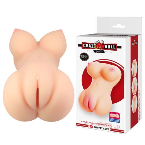 Masturbátor CRAZY BULL s realistickým designem a texturou