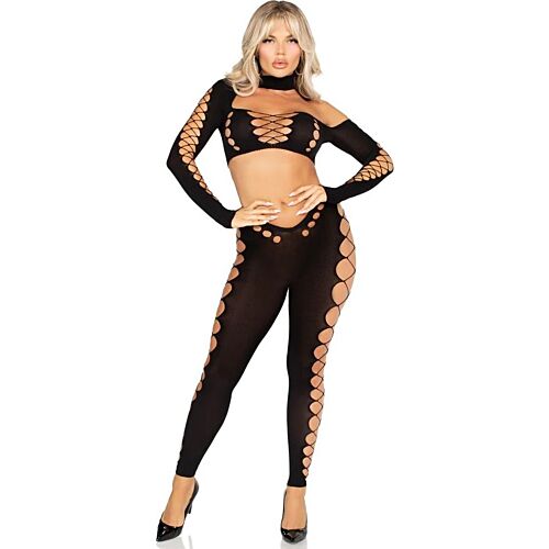 Lencerie Leg Avenue Seamless Cut-Out s vysoce elastickým materiálem