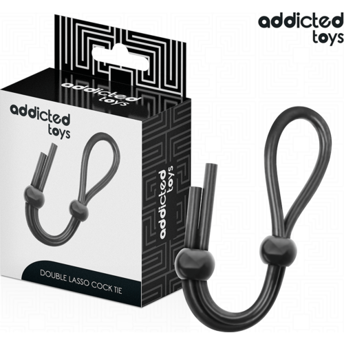Kroužek Addicted Toys Cuerda Silicona de lazo doble